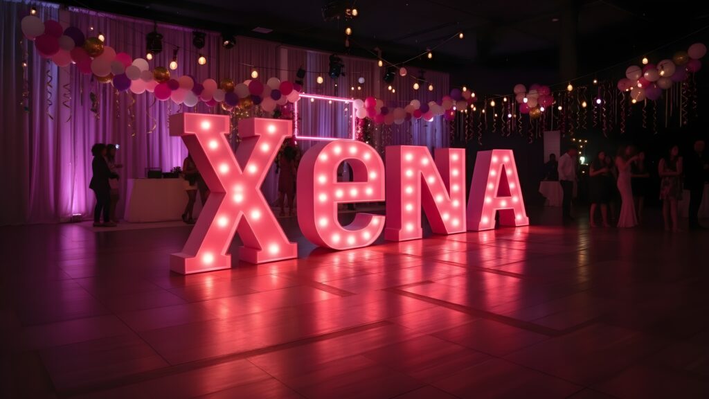 Foam Letters Birthday