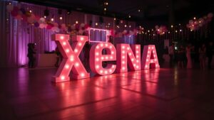 Foam Letters Birthday