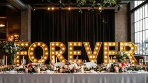 Foam Letters Wedding