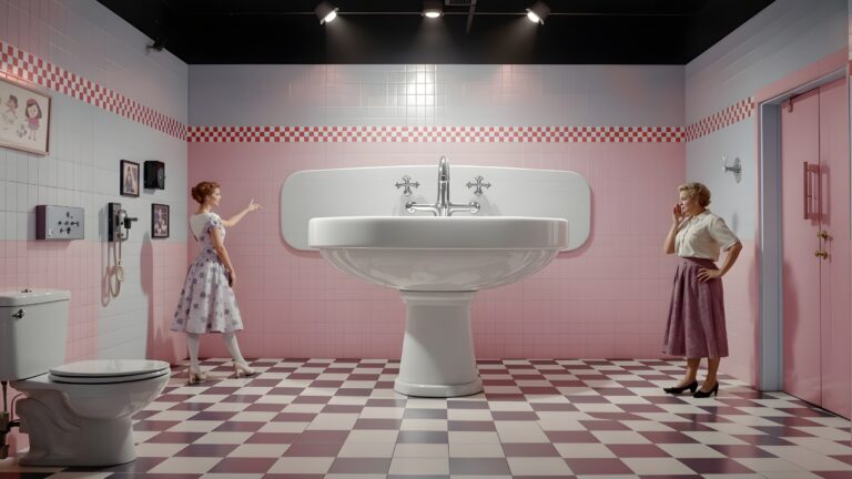 Giant Bathroom Sink Prop Bathroom