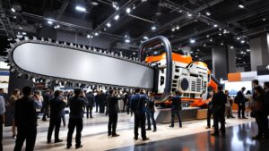 Giant Chainsaw Prop Expo