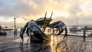 Giant Crab Statue Oceanside