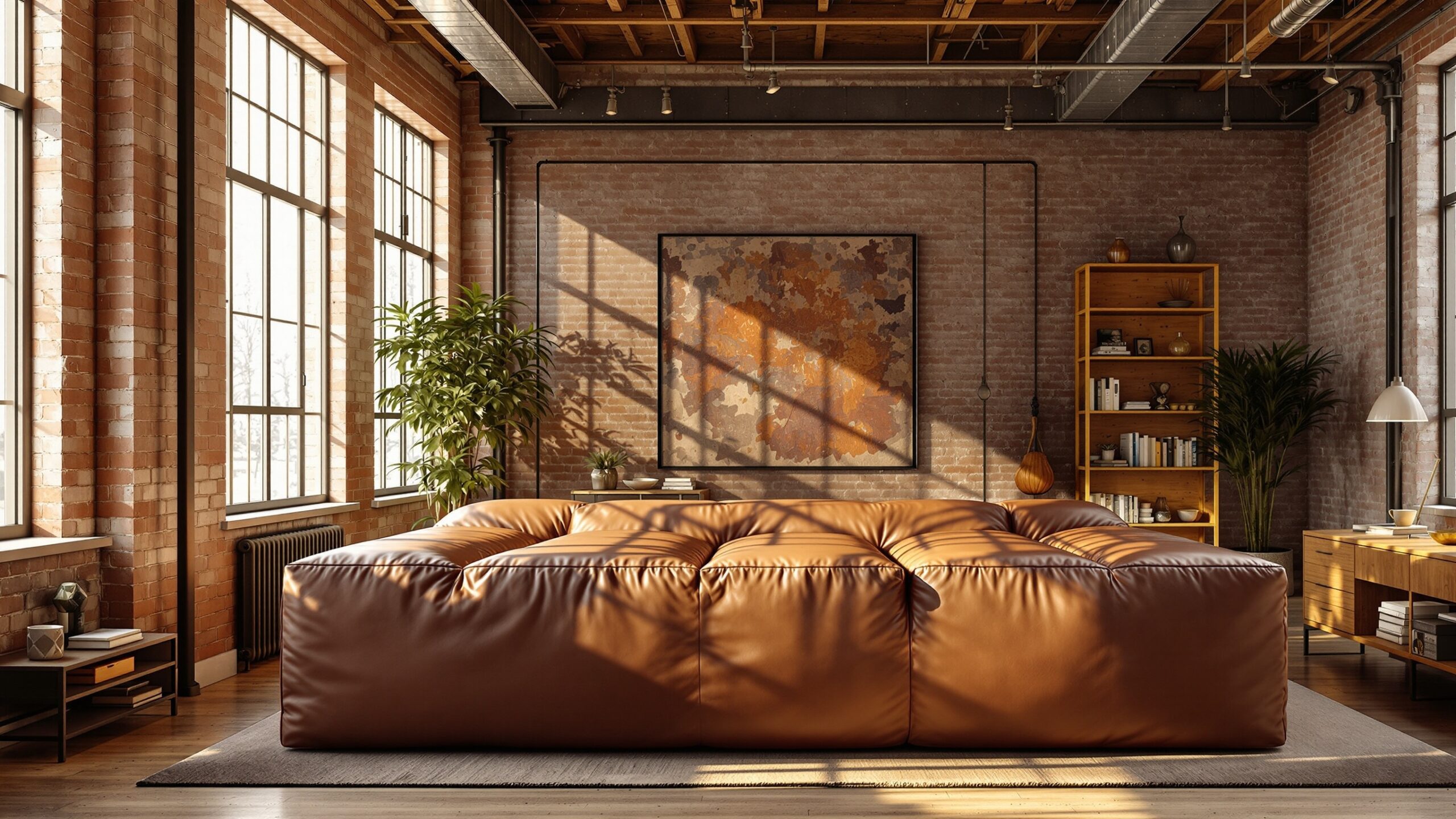 Concept for a giant padded cube seat