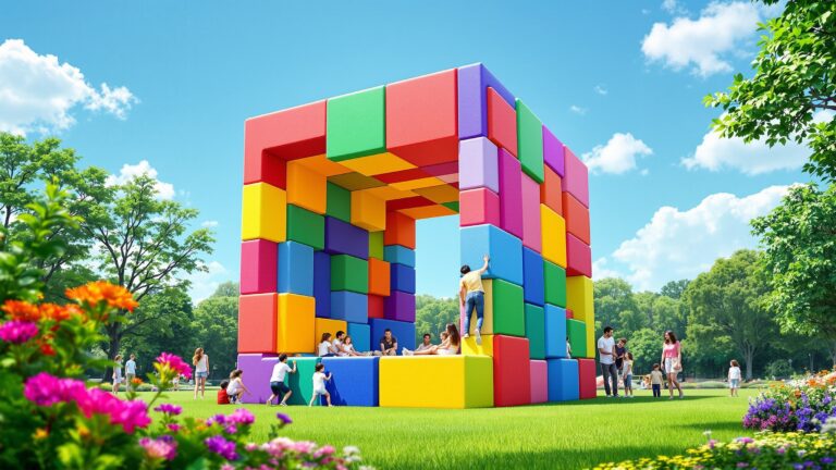 Giant Cube Seat-Park