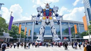 Giant Gundham Statue cosplay