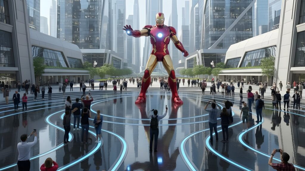 Giant Iron Man Statue