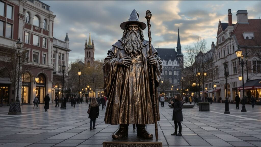 Giant LOTR Statue-Gandalf