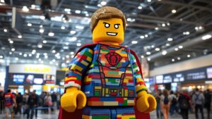 Giant Lego Statue convention