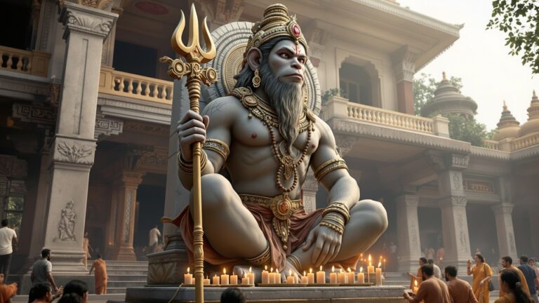 Giant Monkey Statue Hanuman