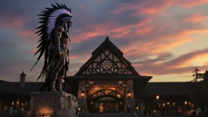 Giant Native Indian Statue-Cultural Center