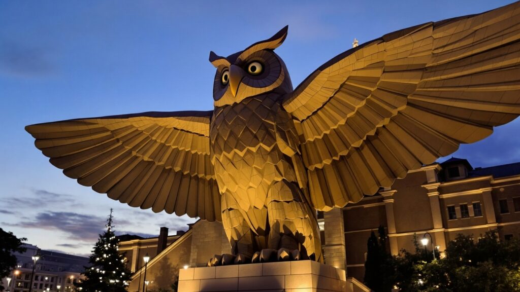 Giant Owl Statue-Museum