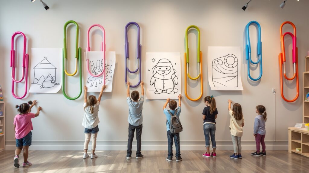 Giant Paperclip Prop Children Museum