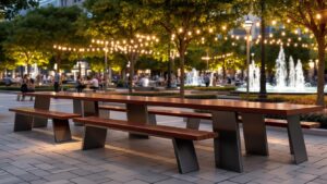 Giant Picnic Table-CityCenter