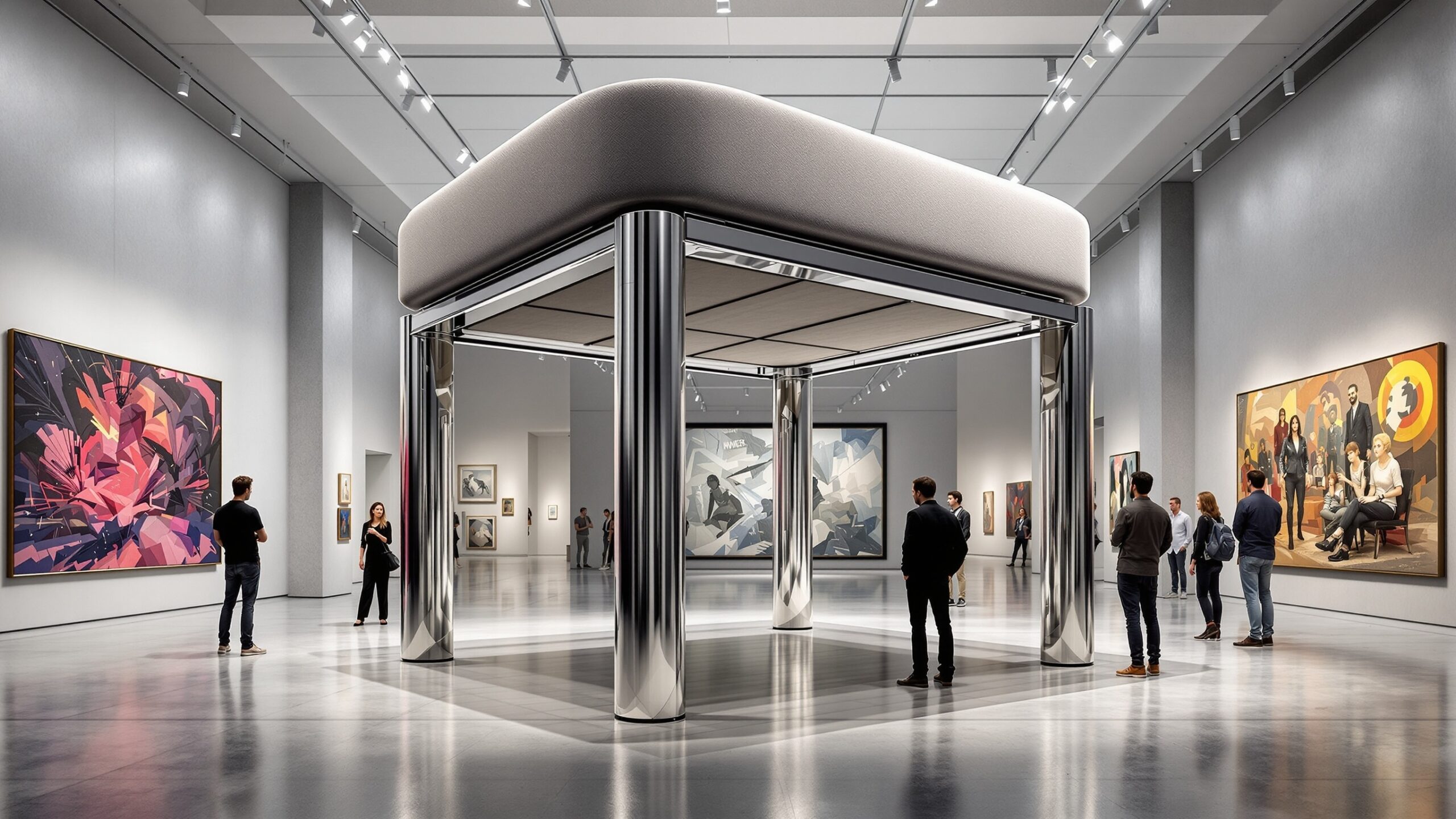 Giant stool gallery concept