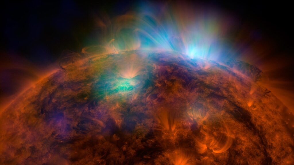 How Big is the Sun - Massive Flares