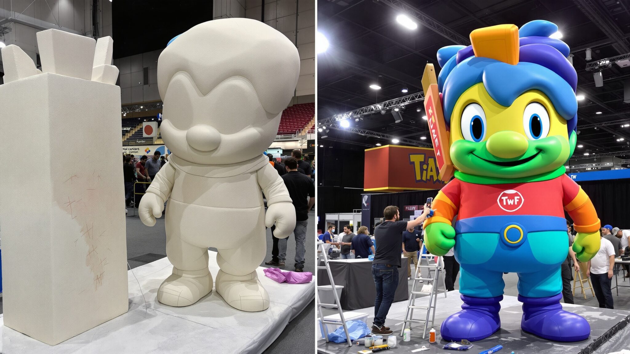 How Giant Character Models Are Built: From Sketch to Reality - WhiteClouds