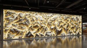Topographic Wall Maps for Retail Stores: Design Ideas and Real-World Examples