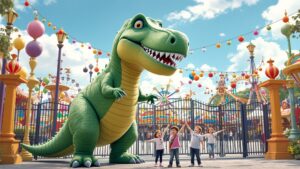 Why Businesses Use Oversized Character Models Dinosaur