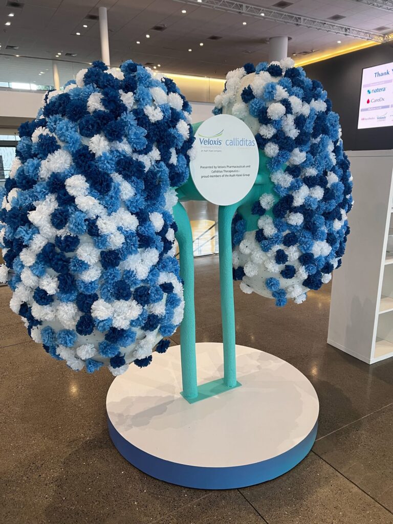 Kidney Foundation Custom Display: A Living Sculpture of Hope