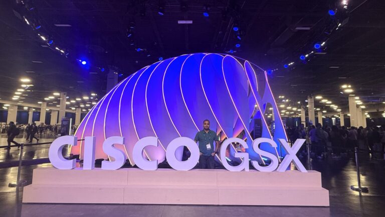 Custom these giant aluminum letters for a Cisco GSX trade show.