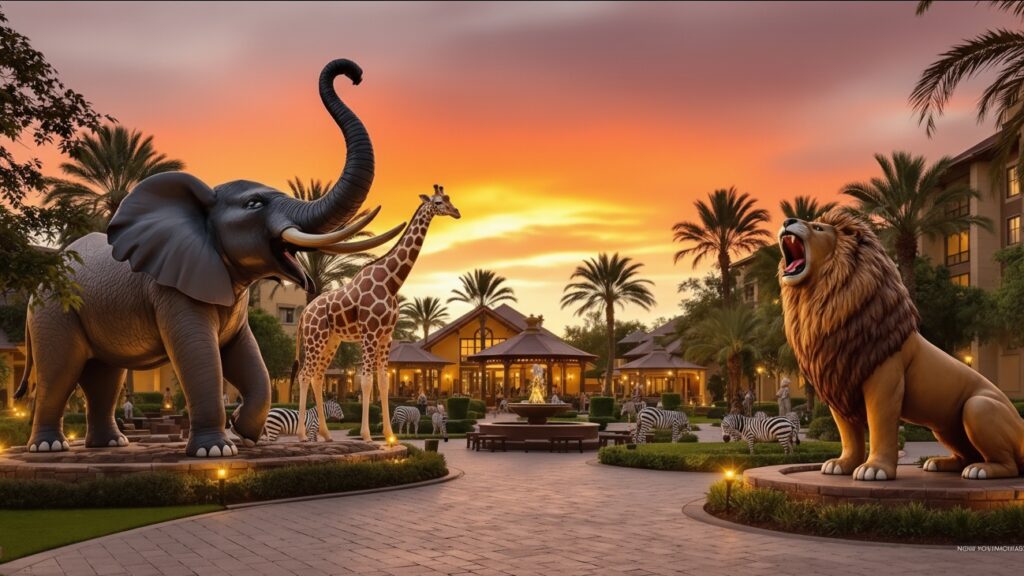 Animal Safari Themed Statues