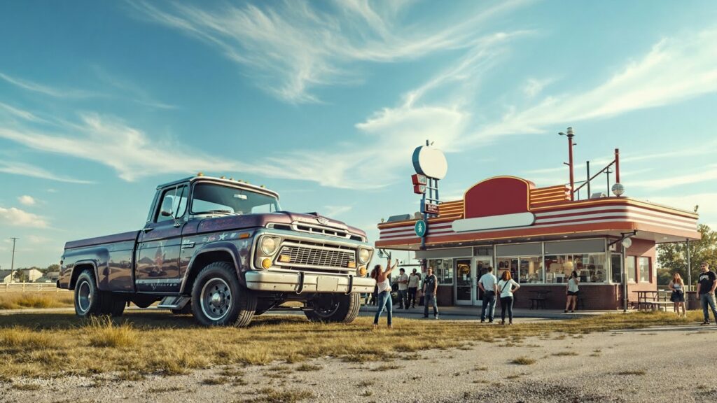 Giant Truck Prop roadside