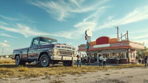 Giant Truck Prop roadside