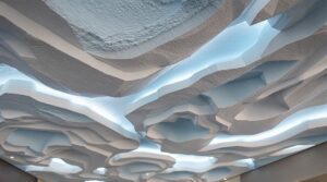 North Face Mountain Topo Ceiling Installation-2