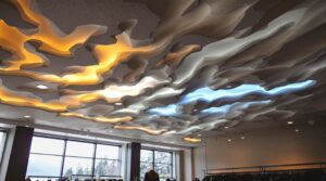 North Face Mountain Topo Ceiling Installation-3