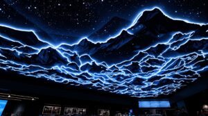 North Face Mountain Topo Ceiling Installation-4