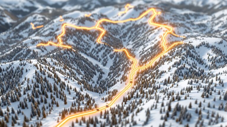 Park City 3D Topo with Gondola Line Details-1