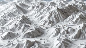 Park City 3D Topo with Gondola Line Details-2