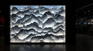 Patagonia Retail Wall with Layered Foam Topography-4