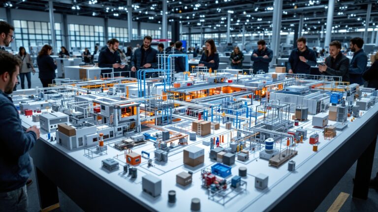 Plant Layout Models for Manufacturing Efficiency