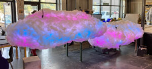 Lighted cloud props