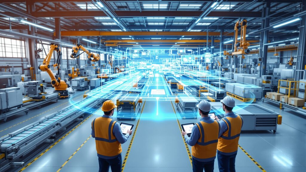 plant layout digital scan