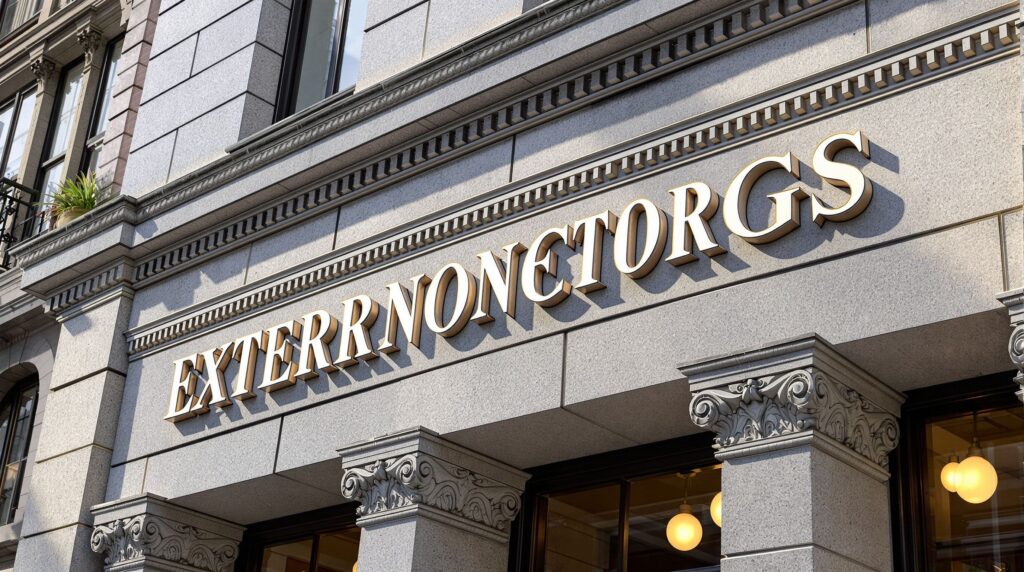 Cast Aluminum Sign Letters