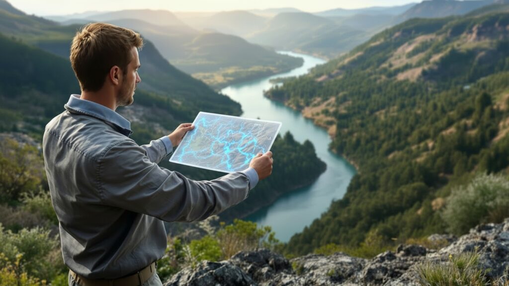 what is a watershed map survey 