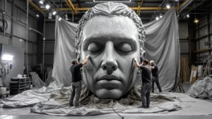 How Oversized Statues Are Fabricated Without Bronze