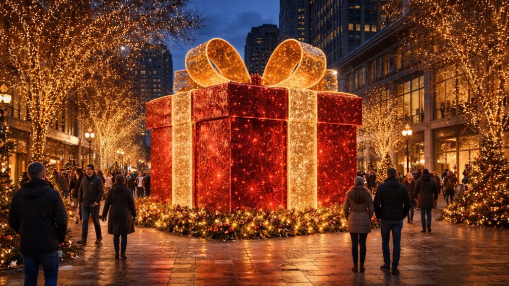 How big is a Christmas prop