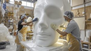 Lightweight Foam and Resin Statues