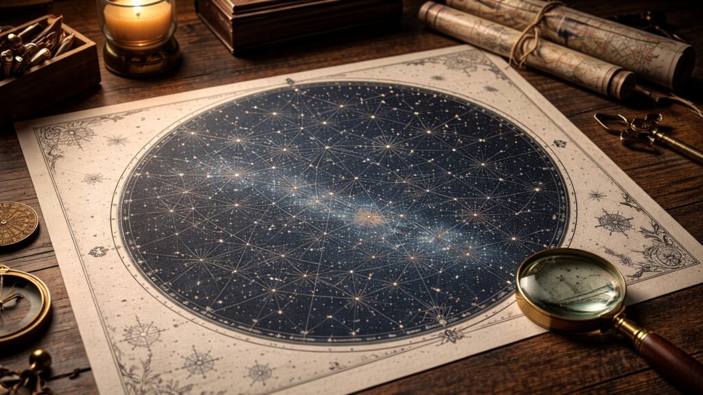 What Is a Star Map Poster