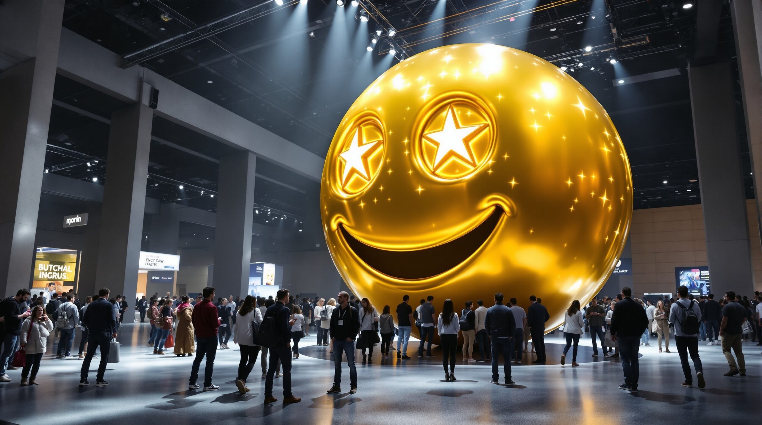 Concept for a group of dimensional emoji symbols
