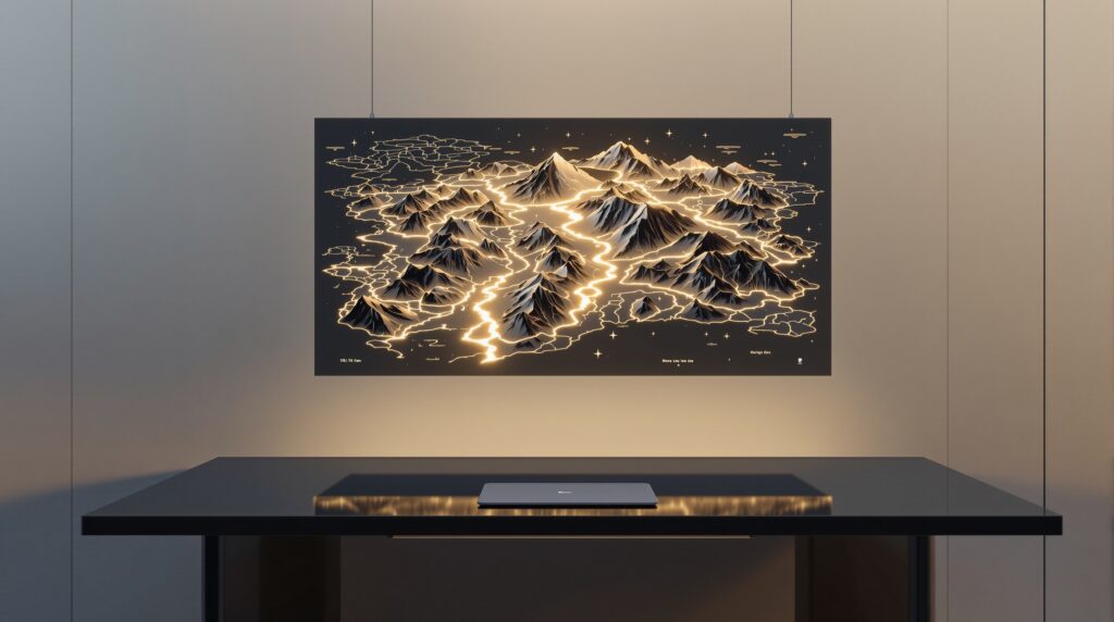 Futuristic 3D Terrain