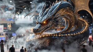 Giant Statues for Comic Conventions