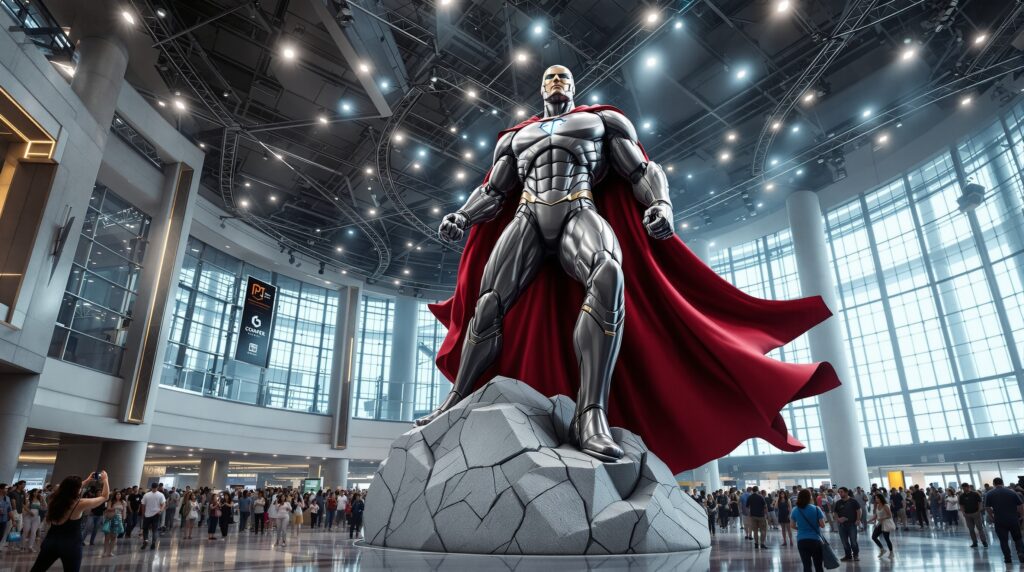 Giant Statues for Comic Conventions Superhero