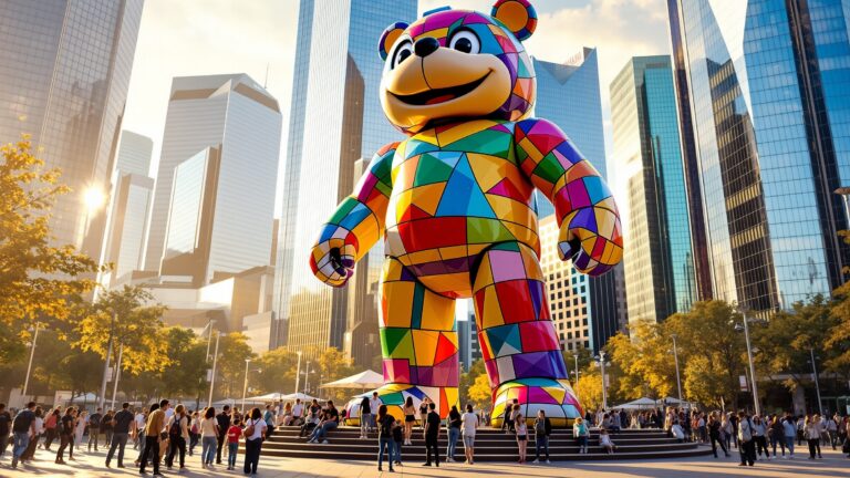 Statues as Photo Ops Bear