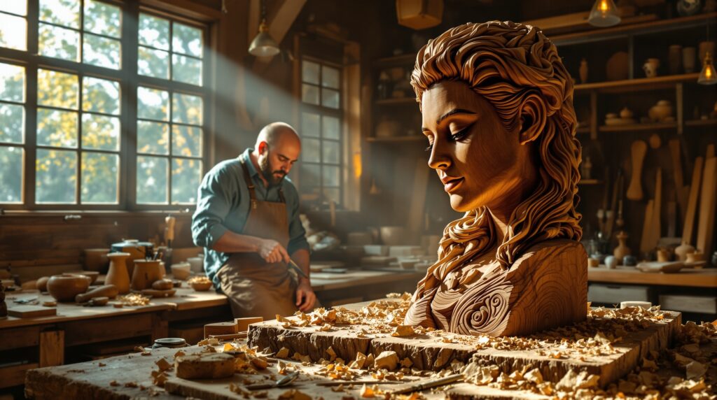 wood carving