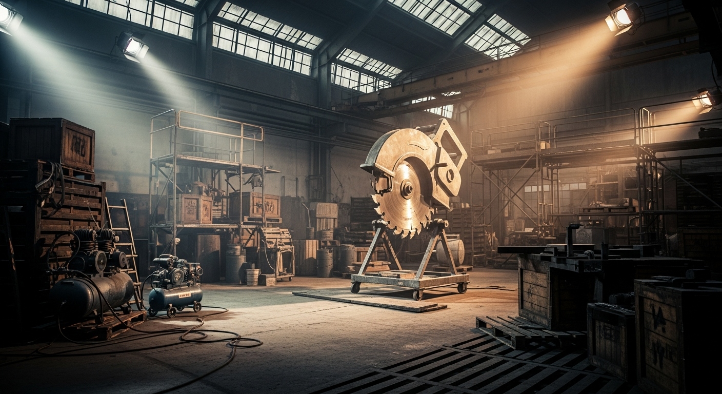 Giant Circular Saw Prop