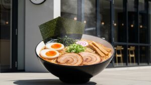 Giant ramen bowl prop